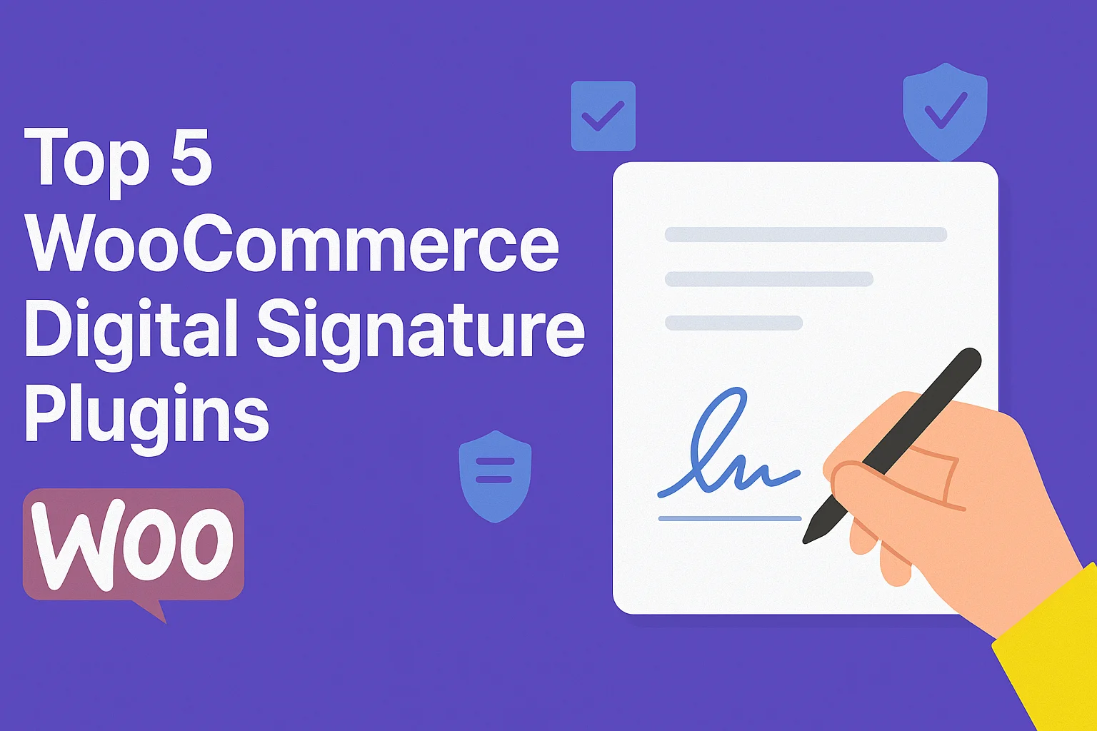 Top 5 WooCommerce Digital Signature Plugins