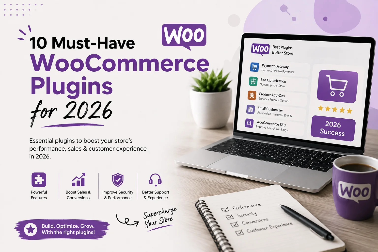 10 Must-Have WooCommerce Plugins for 2026 to boost store performance and sales