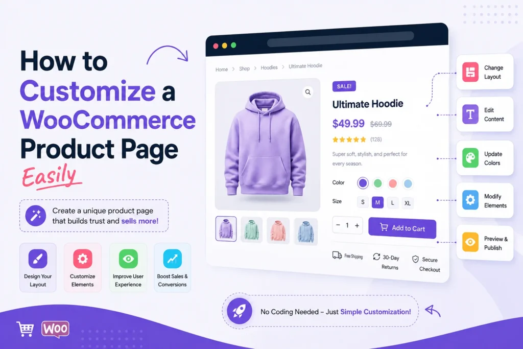 How to customize a WooCommerce product page easily
