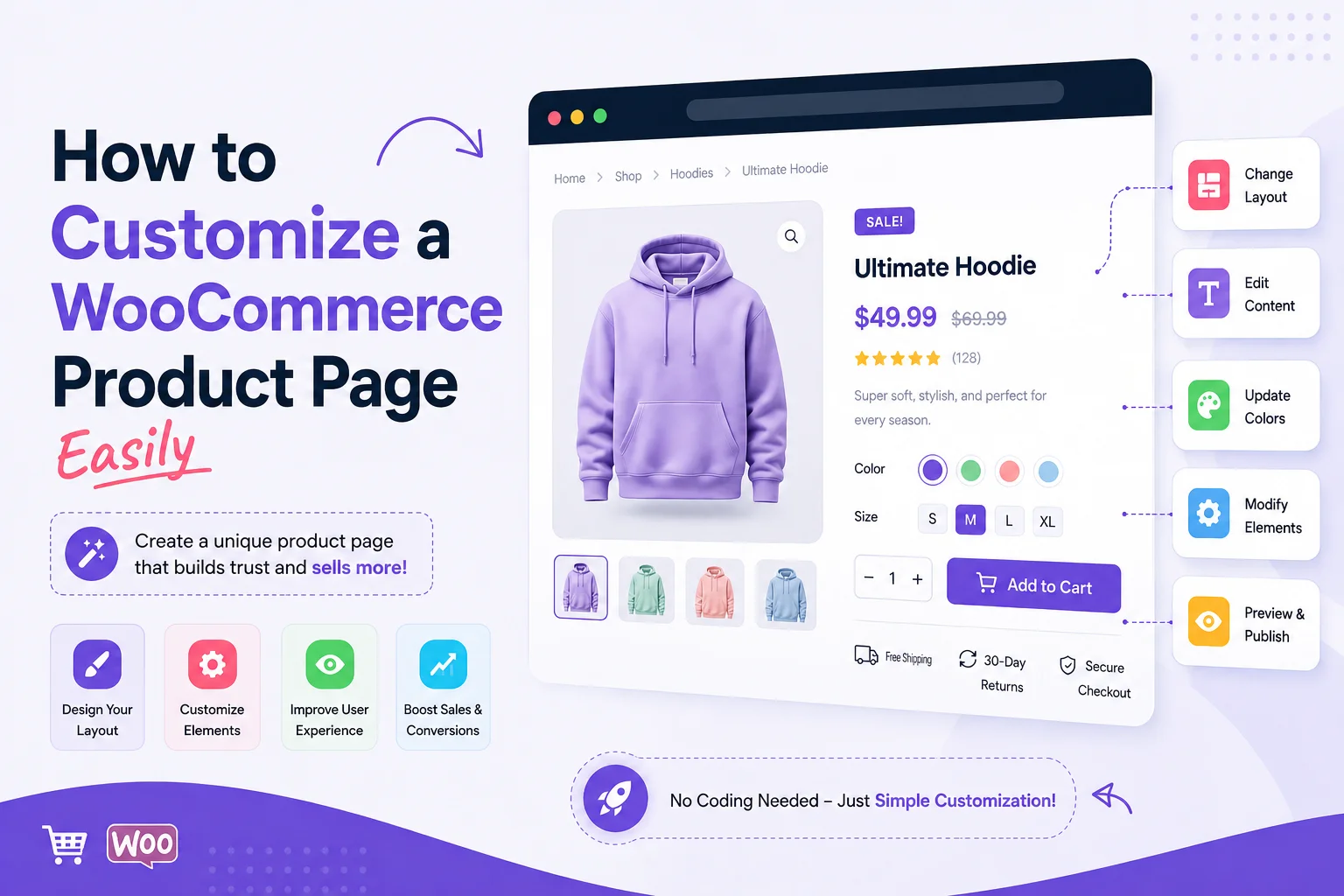 How to customize a WooCommerce product page easily