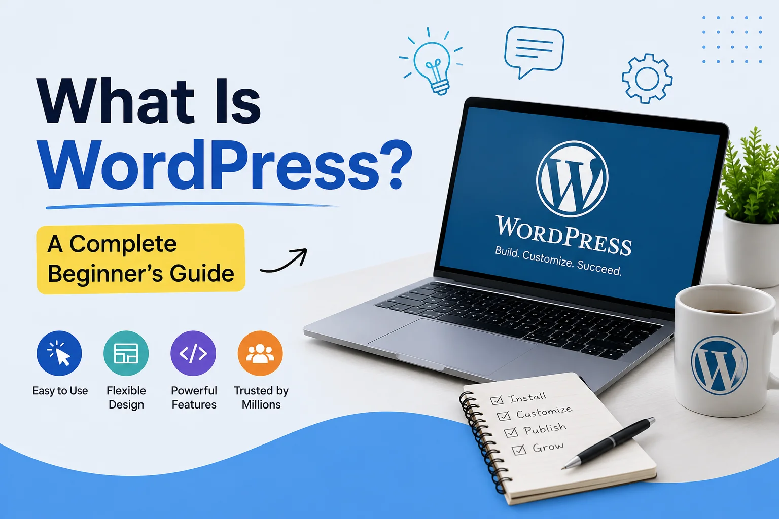 What is WordPress beginner’s guide with website creation and customization
