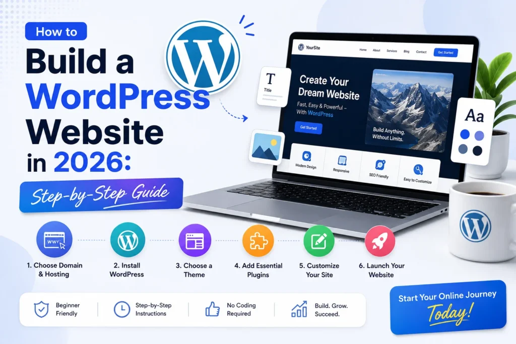 How to build a WordPress website in 2026 with a step-by-step beginner-friendly guide