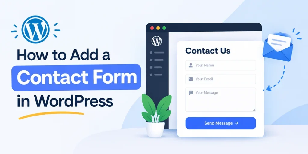 How to add a contact form in WordPress with a simple contact form setup