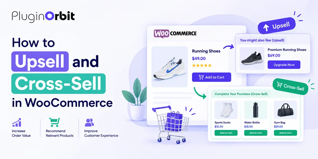 How to upsell and cross-sell in WooCommerce with product recommendations to increase average order value